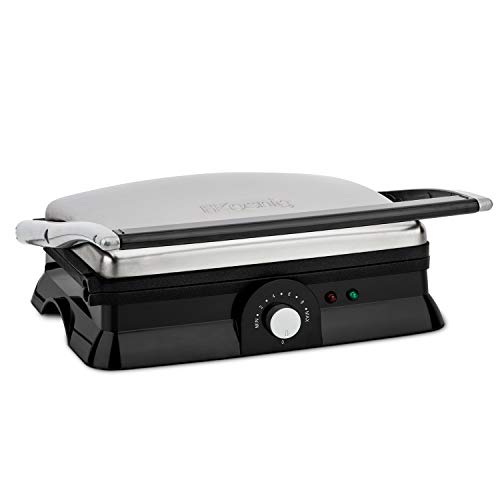 Imagen principal de H.Koenig GR20 Parrilla Eléctrica, Grill y Sandwichera, 2000 W, Temper