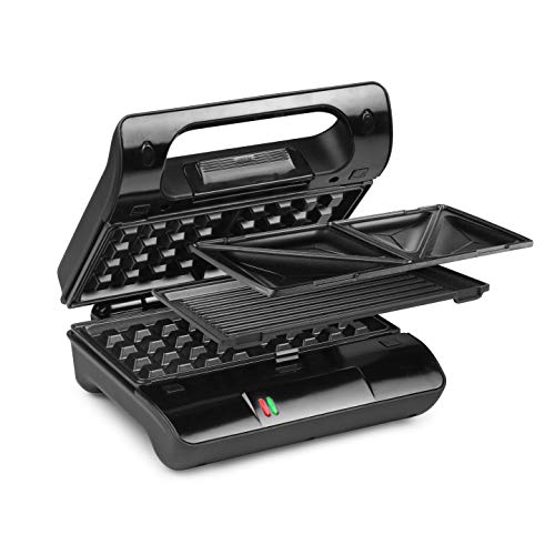 Imagen principal de Princess 117002 Parrilla Compacta 3 en 1 con Placas Intercambiables co