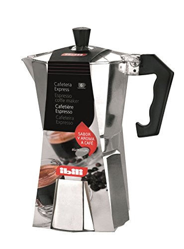 Imagen principal de 400078 - cafetera Aluminio 6 Tazas Carga al mechero Express ibili 600 