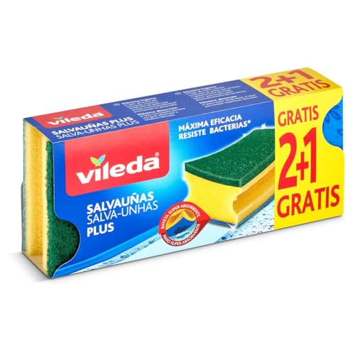 Imagen principal de Vileda 139451 - Salvauñas, 2 Unidades + 1 Unidad Gratis