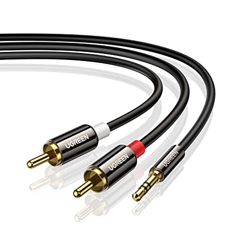 Imagen principal de UGREEN Cable Jack 3.5mm a 2 RCA con HiFi Sonido de 2RCA Minijack a Mac