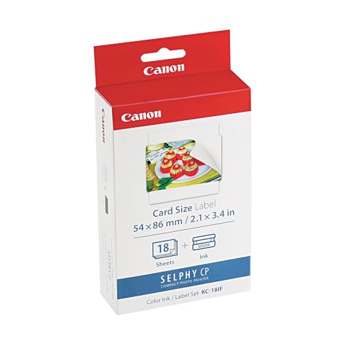 Imagen principal de Canon KC-18IF - Adhesivos para Selphy (de tamaño tarjeta de crédito,