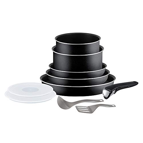Imagen principal de Tefal Ingenio Essential - Juego de 3 Sartenes + 2 Cazos + Accesorios: 