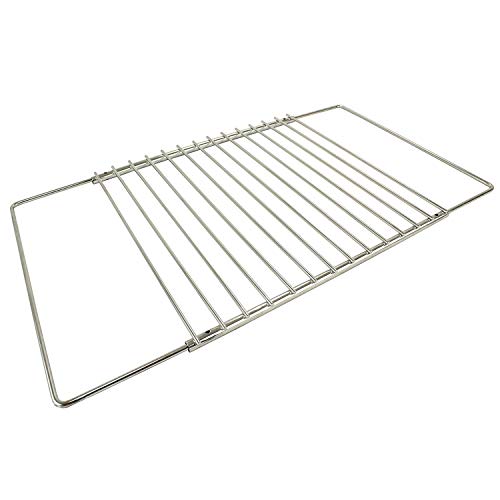 Imagen principal de Rejilla univeral para horno de metal plateado, tamaño mediano