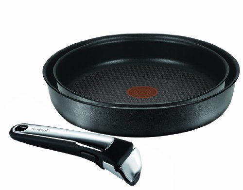Imagen principal de Tefal - Set de Dos sartenes (22 y 26 cm, inducción), Color Negro