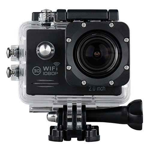 Imagen principal de Excelvan Q1 - Videocámara Deportiva de Acción WiFi (14.0Mp Full HD, 