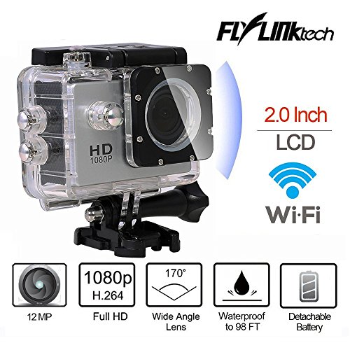 Imagen principal de Flylinktech® SO60 - Cárama de Acción impermeable con Lente de 170°