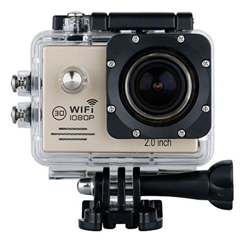 Imagen principal de Excelvan Q1 - Videocámara Deportiva de Acción WiFi (14.0Mp Full HD, 