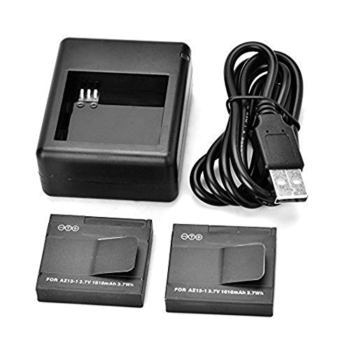 Imagen principal de 2-Pack 1010mAH 3.74wh Baterías + cargador para Xiaomi Yi Camera Batte