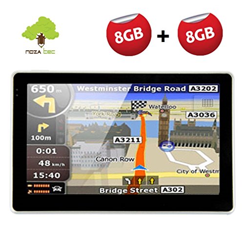 Imagen principal de Noza Tec Navegador GPS para Coche 7 con Pantalla Táctil SpeedCam IGO8