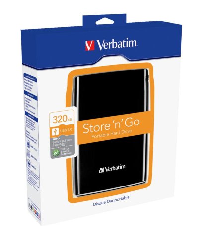 Imagen principal de Verbatim Store 'n' Go Portable Hard Drive - Disco Duro Externo (320 GB