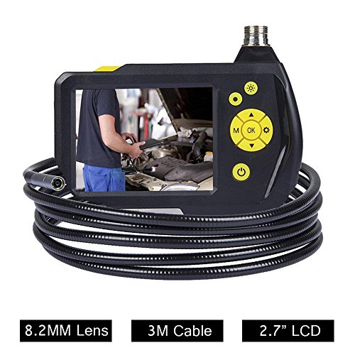 Imagen principal de Flylinktech 8.2MM Endoscopio Manual Impermeable Digital Boroscopio de 