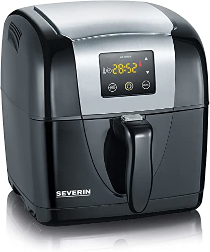 Imagen principal de Severin FR 2432 Freidora por Aire, 1300 W, 2 litros, Gris Mate y Negro