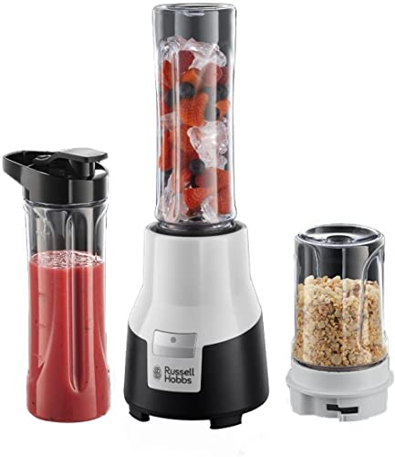 Imagen principal de Russell Hobbs Aura Mix & Go Pro Mini Batidora, 300 W, Plástico, Negro