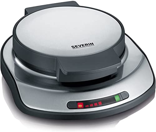 Imagen principal de Severin WA 2107 Gofrera de diseño, 1200 W, Gris Mate/Negro Metalizado