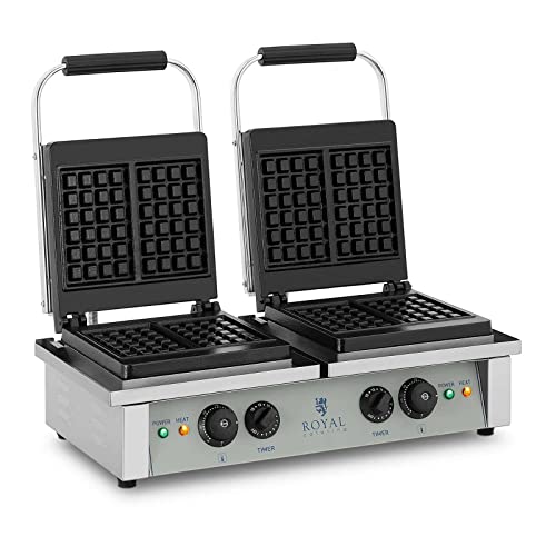 Imagen principal de Royal Catering Gofrera Máquina Para Hacer Gofres RCWM-4000-E (Para 4 