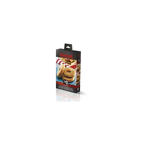 Imagen principal de TEFAL Accessoires XA801612 Lot de 2 plaques bagels Snack Collection