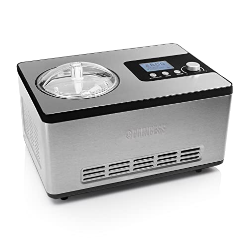 Imagen principal de Princess 282604 Máquina de helados Deluxe, 180 W, 2 L de capacidad, r
