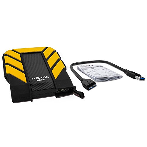 Imagen principal de ADATA AHD710-1TU3-CYL Durable HD710 - Disco Duro Externo de 1 TB, Negr