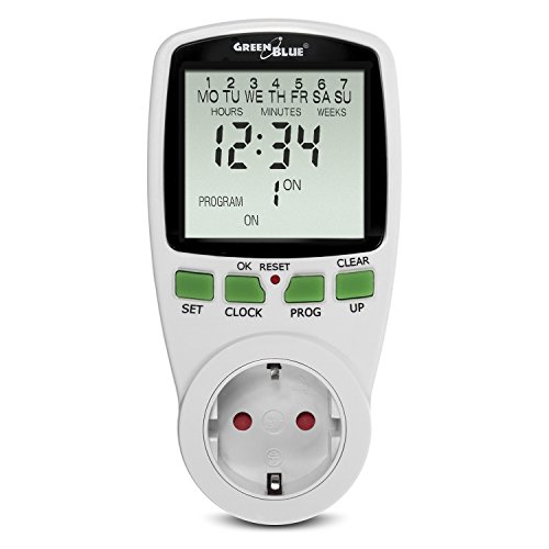 Imagen principal de GreenBlue GB105G - Programador/temporizador eléctrico digital diario,