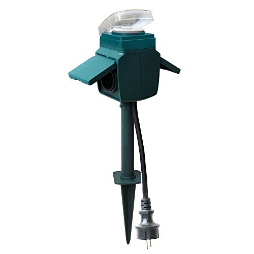 Imagen principal de GAO emp70 1mt de 2 Compartimento Exterior Enchufe con Temporizador mec