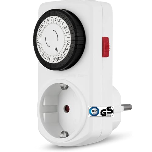 Imagen principal de GAO 15GD/3A Temporizador mecánico Mini Diario, Blanco