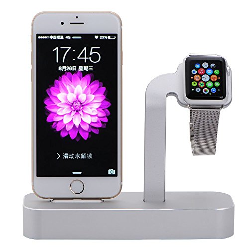 Imagen principal de NIUTOP Apple Watch Stand, 2 en 1 Premium Aluminio Carga Muelle estaci