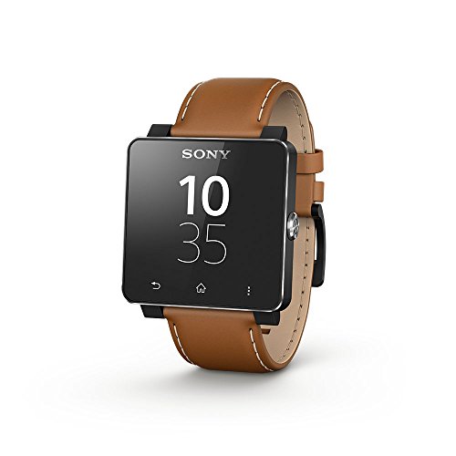 Imagen principal de Sony 1300-2689 - SmartWatch 2 con correa de cuero, color marrón, 1 un