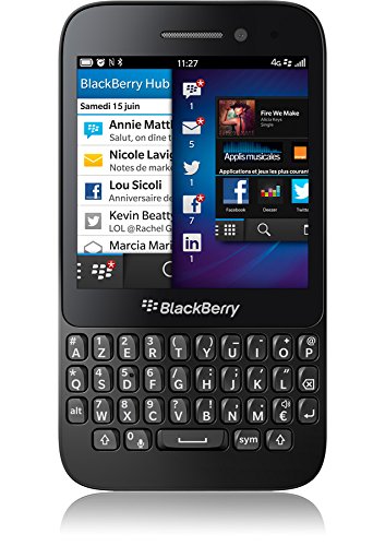 Imagen principal de Blackberry Q5 -Smaphone, Orange Libre, Teclado AZERTY, Color Negro