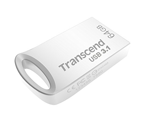 Imagen principal de Transcend USB JetFlash 710, 64 GB, Memoria Flash USB 3.1, diseno de me