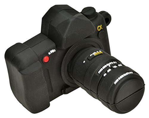 Imagen principal de Aricona Fun Stick - Memoria USB de 16 GB, diseño cámara DSLR, Color 