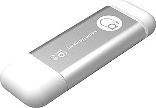 Imagen principal de La Memoria Flash Adam Elementos iKlips Rayo 16 GB Plata
