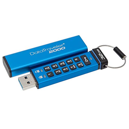 Imagen principal de Kingston DataTraveler 2000 DT2000/32GB - Memoria USB 3.0 de 32 GB cifr