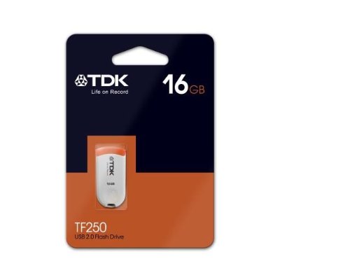 Imagen principal de TDK 16GB TF250 Unidad Flash USB USB Tipo A 2.0 Naranja, Blanco - Memor