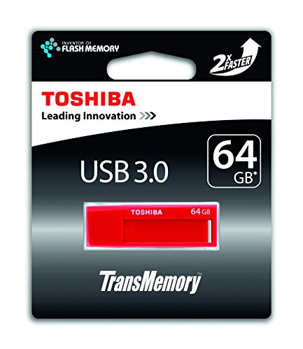 Imagen principal de Toshiba THNV64DAIRED(6 - Memoria USB 3.0 de 64 GB, Color Rojo