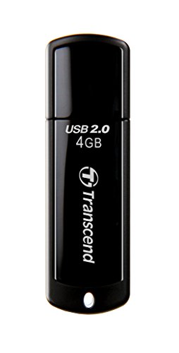 Imagen principal de Transcend JF350 - Memoria USB 2.0 de 4 GB, Color Negro