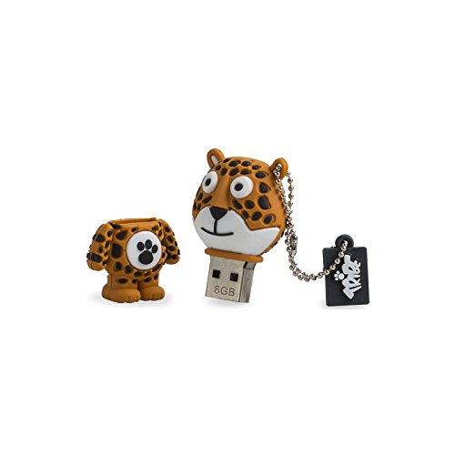 Imagen principal de Tribe Animals Edward Leopardo - Memoria USB 2.0 de 16 GB Pendrive Flas