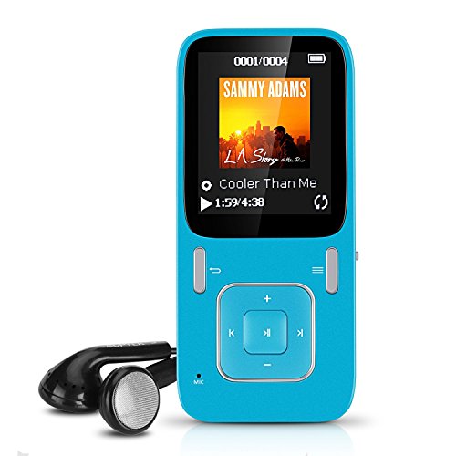 Imagen principal de AGPTek B03 Reproductor de MP3 8 GB Pantalla de 1,8 con Radio y grabado