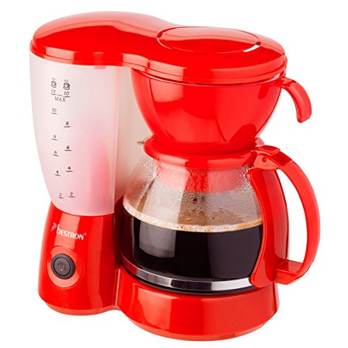 Imagen principal de Bestron ACM6081R - Cafetera (800 W), color rojo