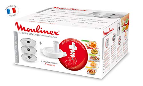 Imagen principal de Moulinex Accesorios XF383110 - Accesorio cortador de 3 discos, eje rot