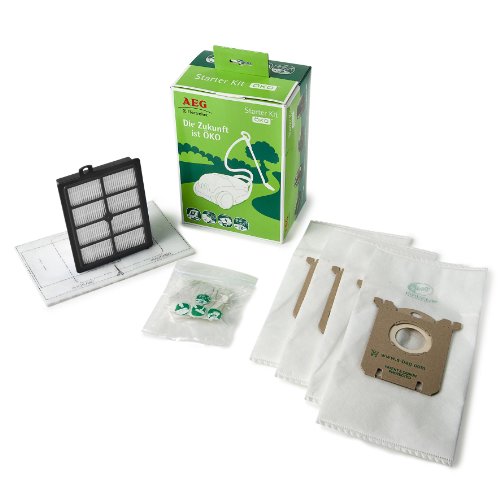 Imagen principal de AEG GSK 2 - Kit 4 bolsas para aspiradora, filtro lavable higiene E12, 