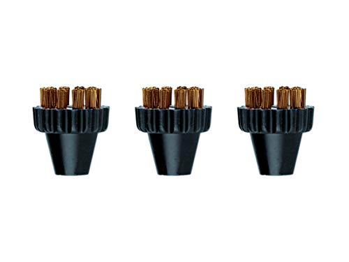 Imagen principal de Polti PAEU0297 - Kit 3 cepillos de latón, negro