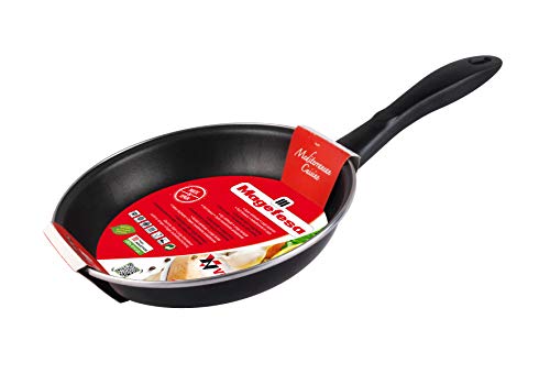 Imagen principal de MAGEFESA Black - Sartén 24 cm de Acero esmaltado, Antiadherente bicap