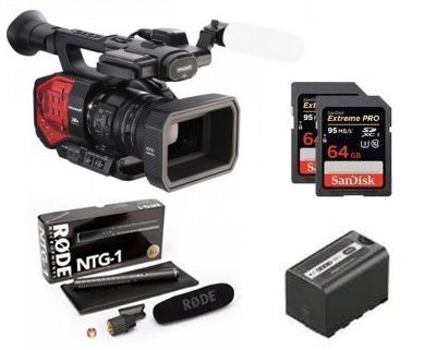 Imagen principal de Kit Ag-Dvx200Ej Camcorder Panasonic 4K + 1 Microphone Rode Ntg-1 Xlr C