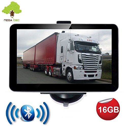 Imagen principal de NozaTec Navegador GPS 7 con Bluetooth Pantalla Táctil SpeedCam con Ma
