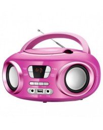 Imagen principal de Brigmton W-500 Radio CD/MP3 USB Rosa