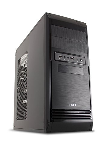 Imagen principal de B-Move NXNOVA - Caja semitorre, sin Fuente, Negro Cepillado