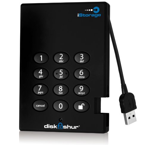Imagen principal de iStorage diskAshur - Disco Duro con Sistema de encriptado AES de 256 b