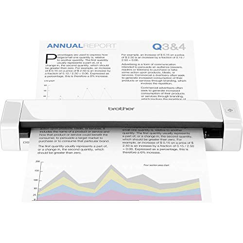 Imagen principal de Brother DS720D - Escáner portátil a Doble Cara de Documentos A4 a Co