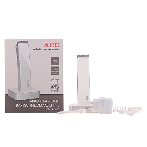 Imagen principal de AEG HSM/R 5638 - Cortapelos para cabello y barba, batería recargable,